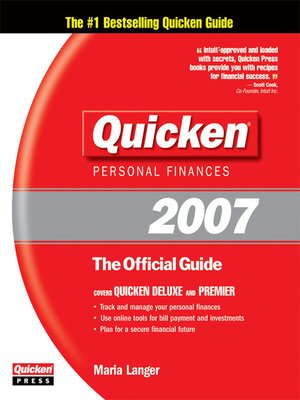 cover image of Quicken 2007